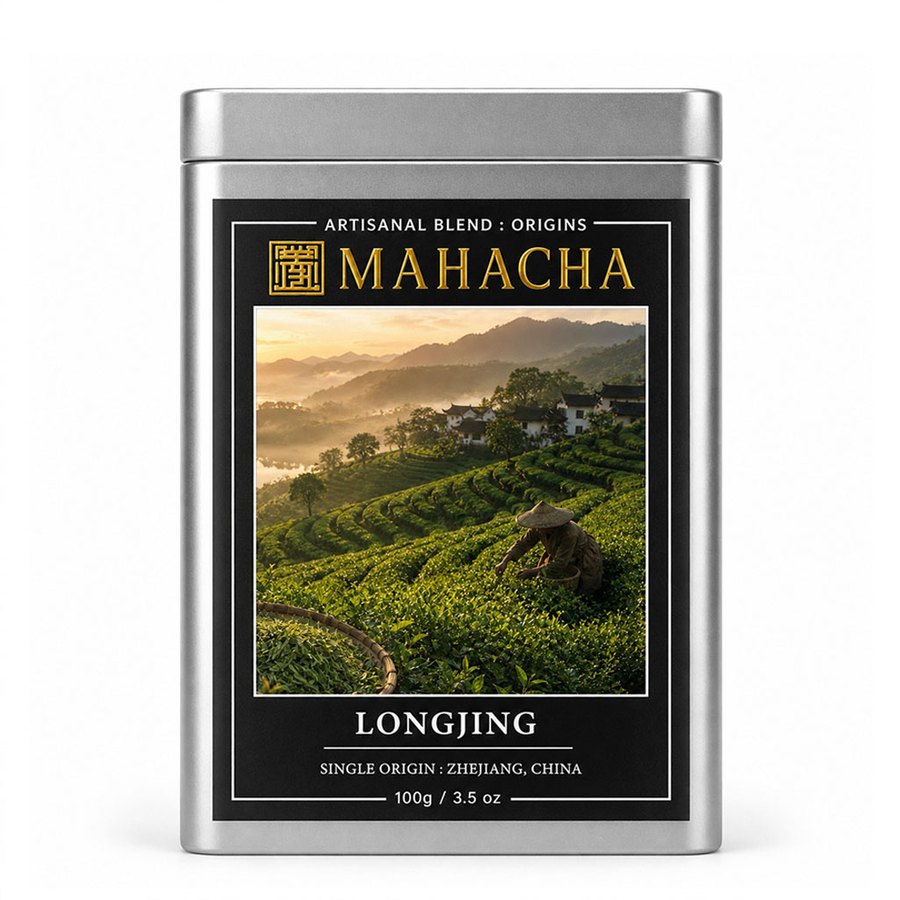Longjing — 100 g MAHACHA tin
