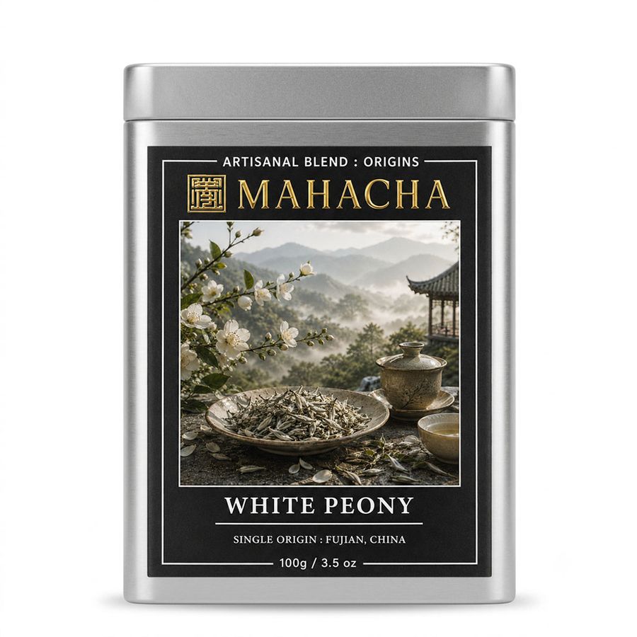 White Peony — 100 g MAHACHA tin